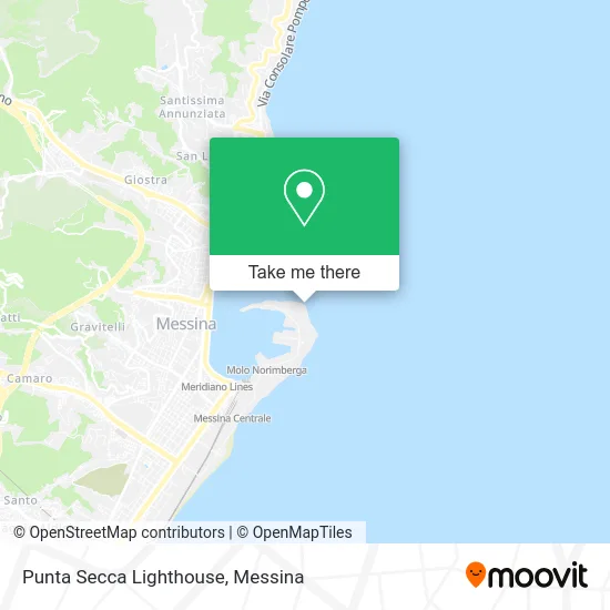 Punta Secca Lighthouse map