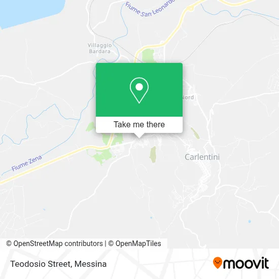 Teodosio Street map