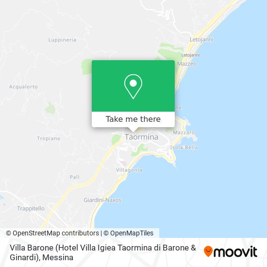 Villa Barone (Hotel Villa Igiea Taormina di Barone & Ginardi) map
