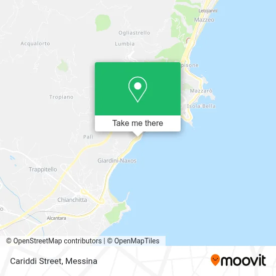 Cariddi Street map