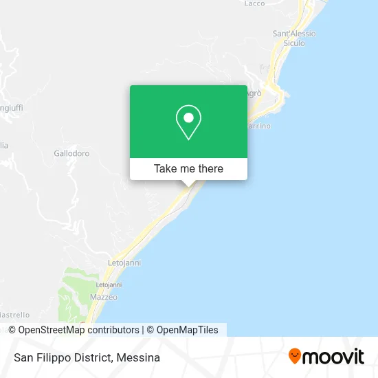 San Filippo District map