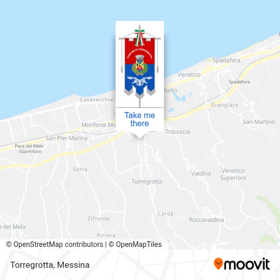 Torregrotta map