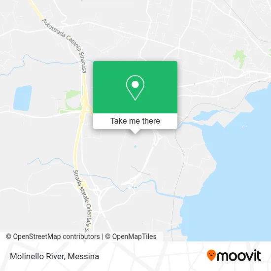 Molinello River map