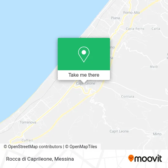 Rocca di Caprileone map