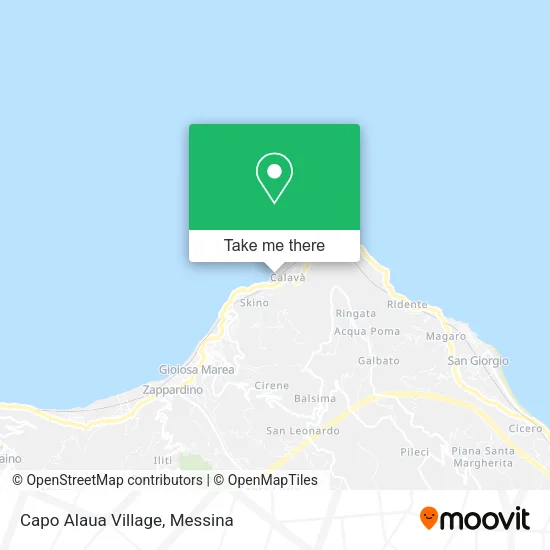 Capo Alaua Village map