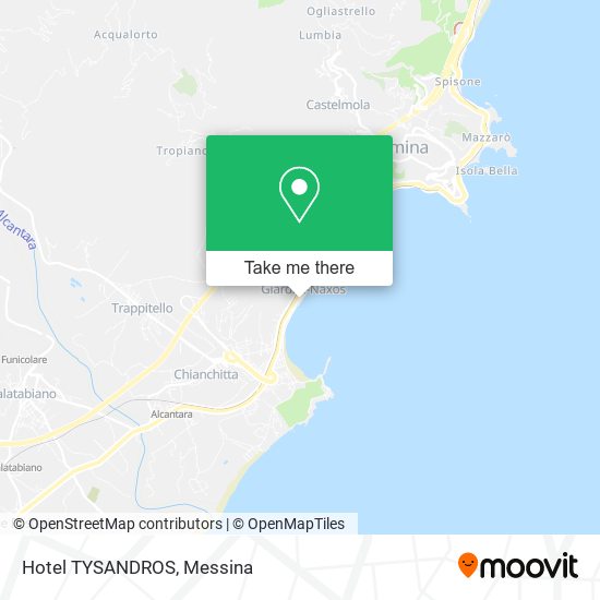 Hotel TYSANDROS map