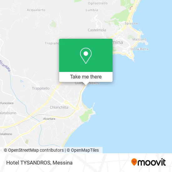 Tysandros Hotel map