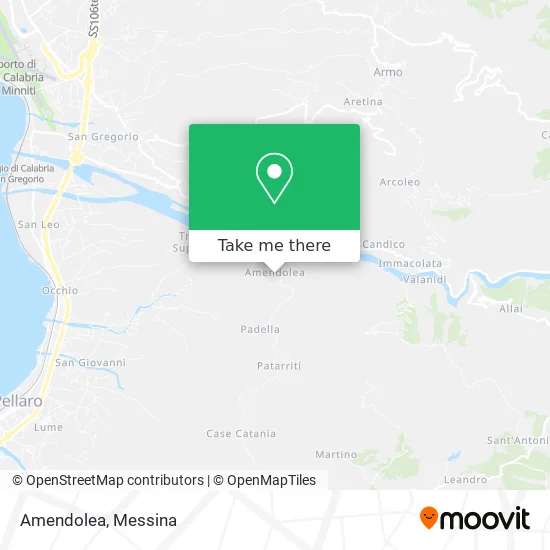 Amendolea map