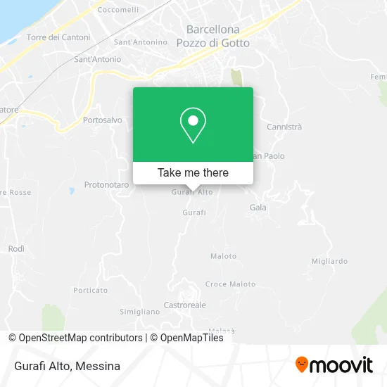 Gurafi Alto map