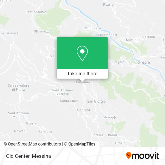 Old Center map