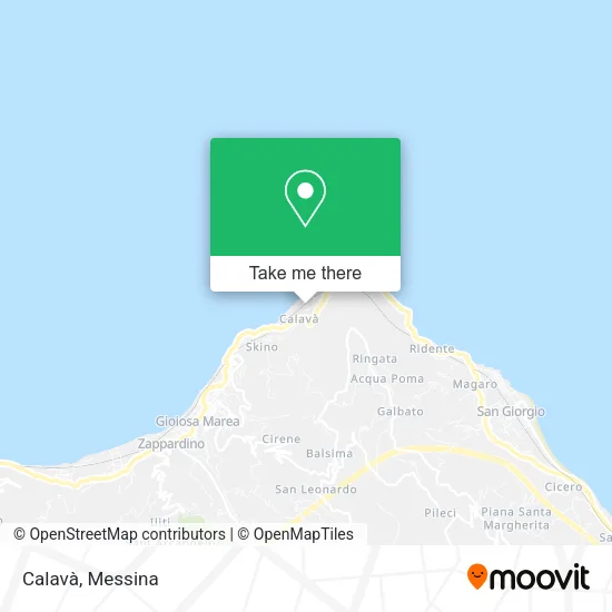 Calavà map