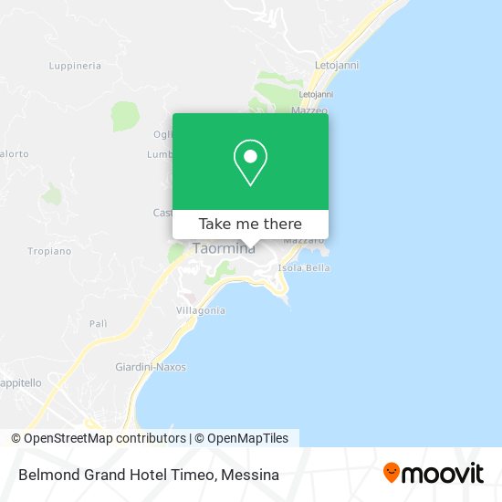 Belmond Grand Hotel Timeo map