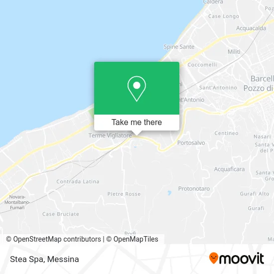 Stea Spa map