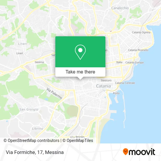 Via Formiche, 17 map
