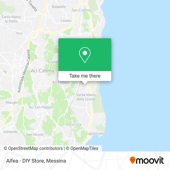 Alfea - DIY Store map