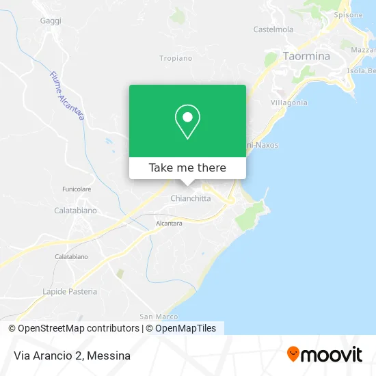 Arancio Street 2 map