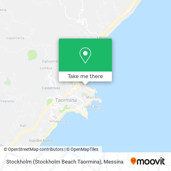 Stockholm (Stockholm Beach Taormina) map