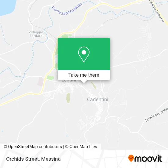 Orchids Street map