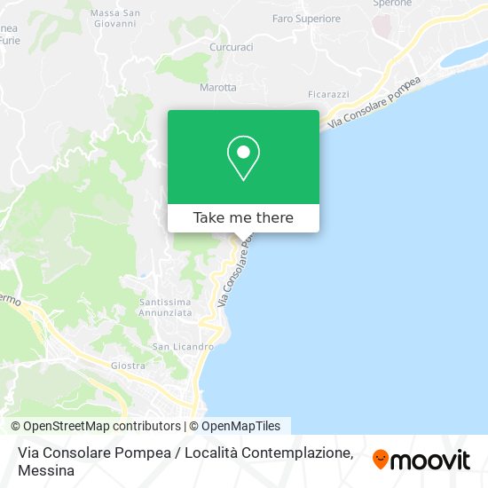 Via Consolare Pompea / Località Contemplazione map