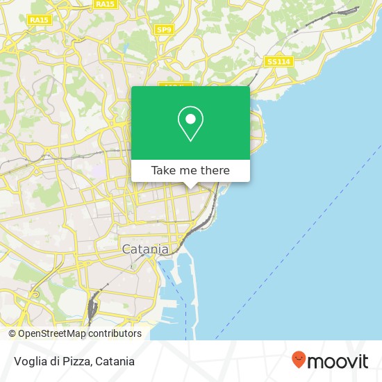 Voglia di Pizza, Via Mario Sangiorgi, 15 95129 Catania map