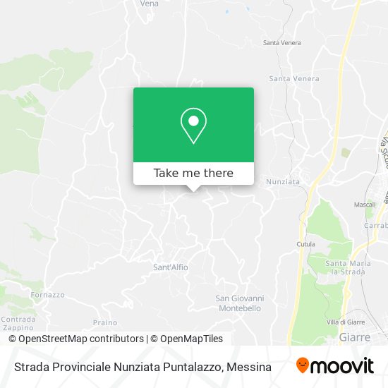 Strada Provinciale Nunziata Puntalazzo map
