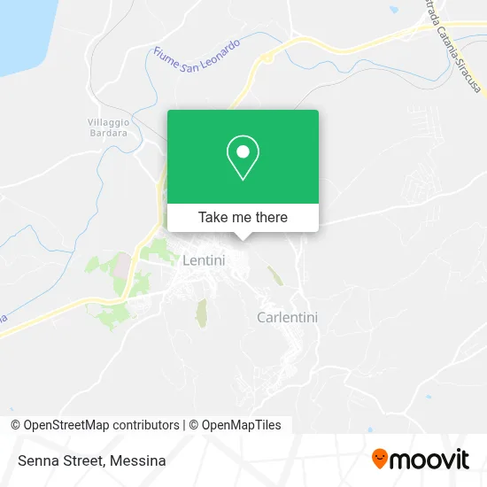 Senna Street map