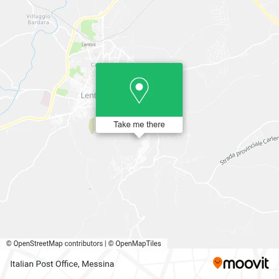 Italian Post Office map