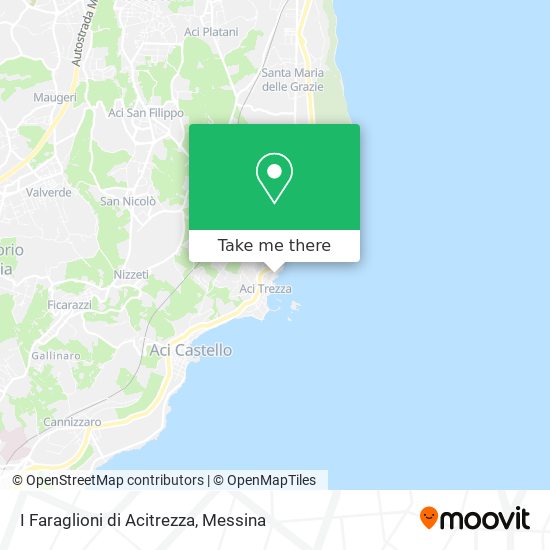I Faraglioni di Acitrezza map