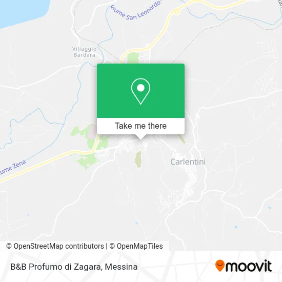B&B Profumo di Zagara map