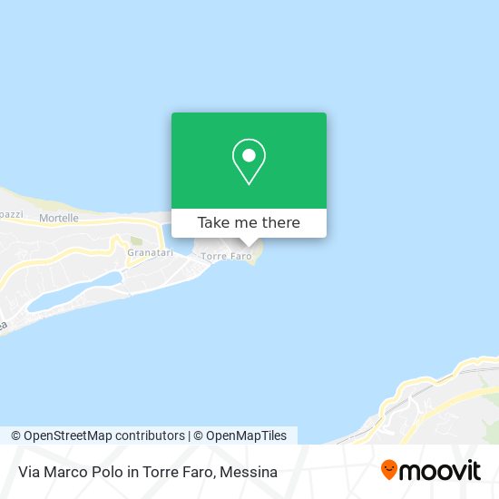 Via Marco Polo in Torre Faro map