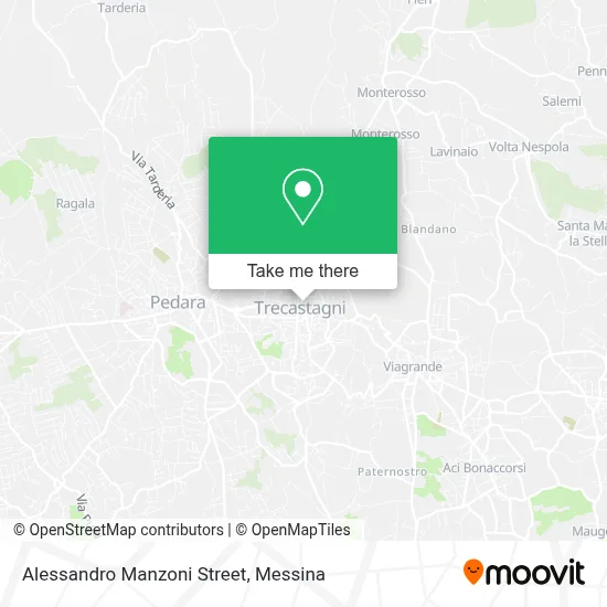 Alessandro Manzoni Street map