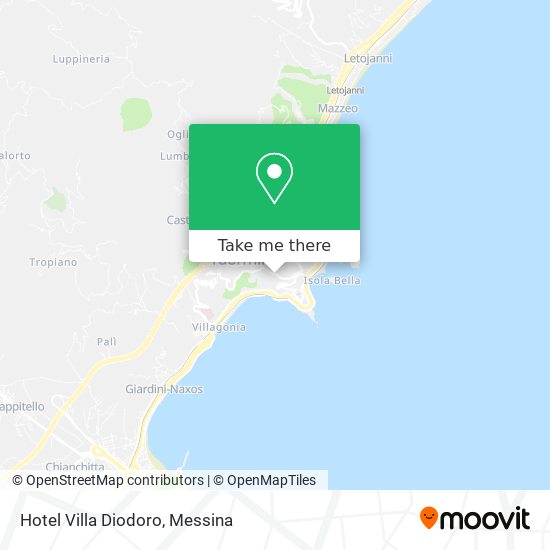 Hotel Villa Diodoro map