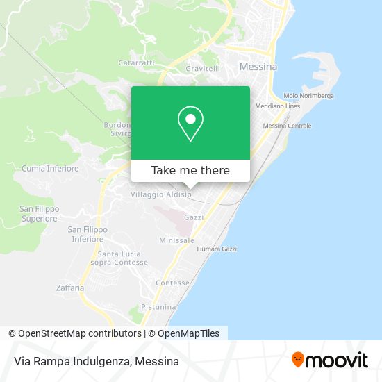 Via Rampa Indulgenza map