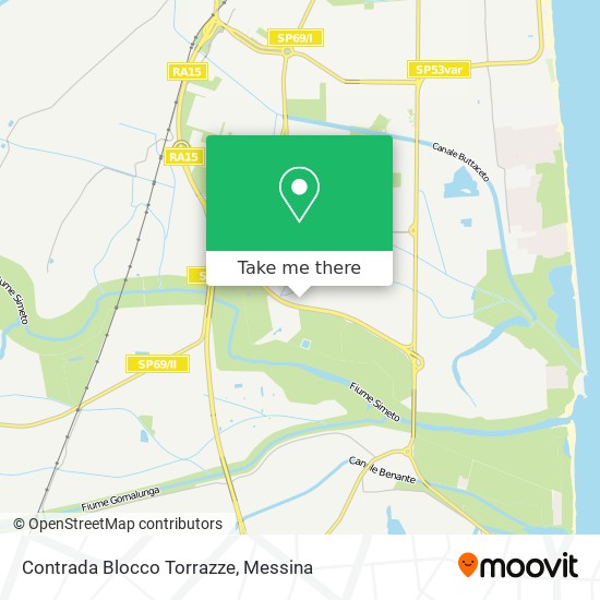 Contrada Blocco Torrazze map