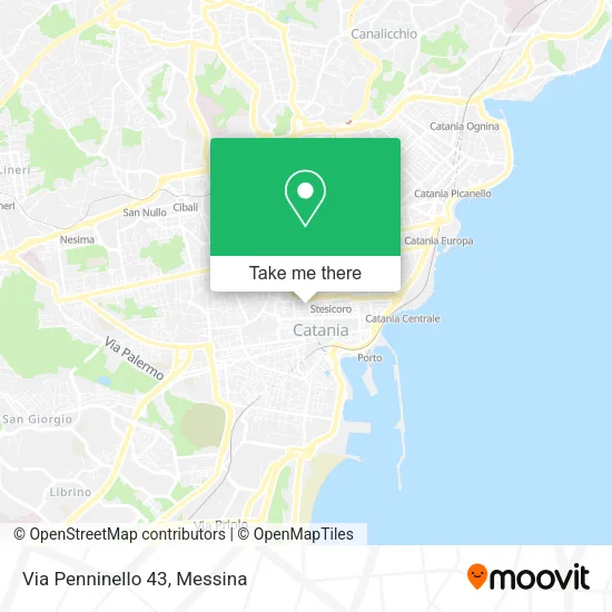 Via Penninello  43 map