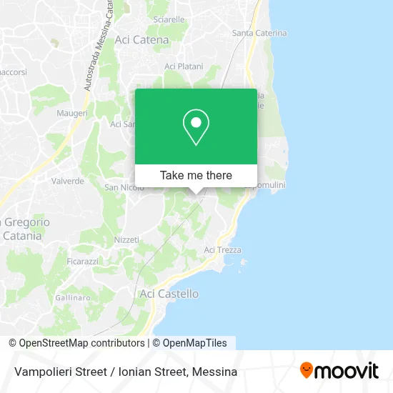 Vampolieri Street / Ionian Street map