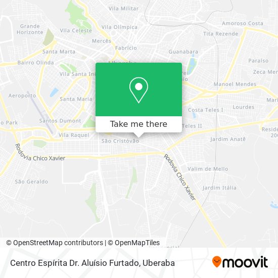 Centro Espírita Dr. Aluísio Furtado map