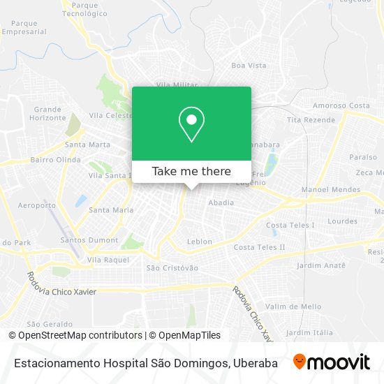 Estacionamento Hospital São Domingos map