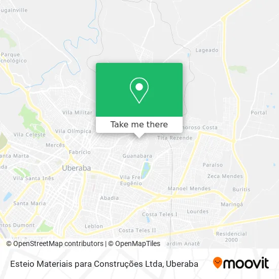 Esteio Materiais para Construções Ltda map