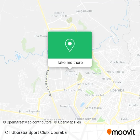 CT Uberaba Sport Club map