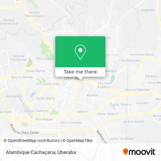 Alambique Cachaçaria map