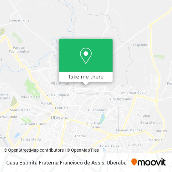 Casa Espírita Fraterna Francisco de Assis map