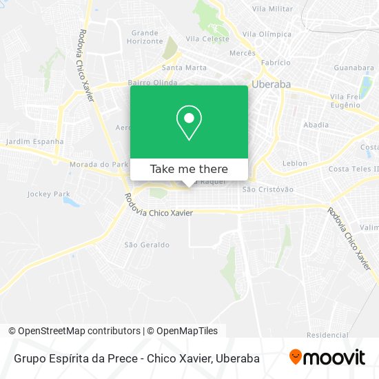 Grupo Espírita da Prece - Chico Xavier map