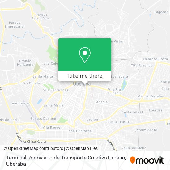 Terminal Rodoviário de Transporte Coletivo Urbano map