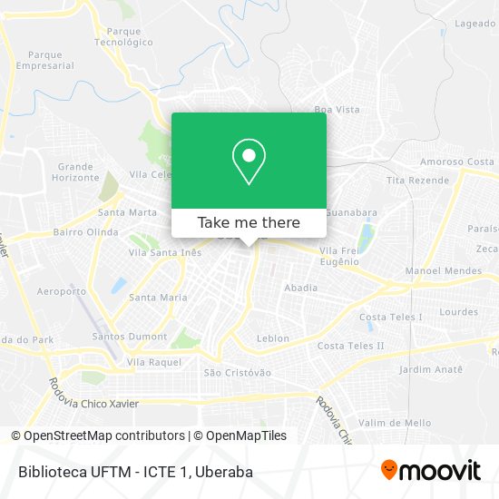 Biblioteca UFTM - ICTE 1 map