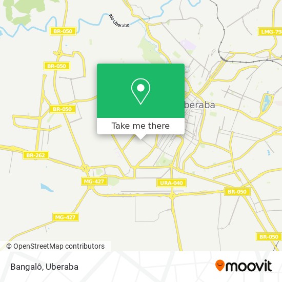 Mapa Bangalô