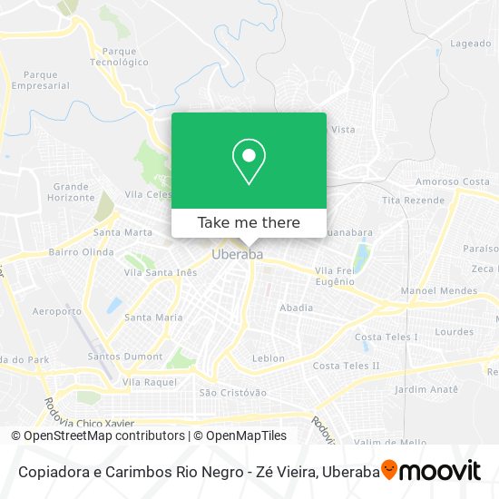 Copiadora e Carimbos Rio Negro - Zé Vieira map