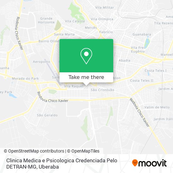 Clinica Medica e Psicologica Credenciada Pelo DETRAN-MG map