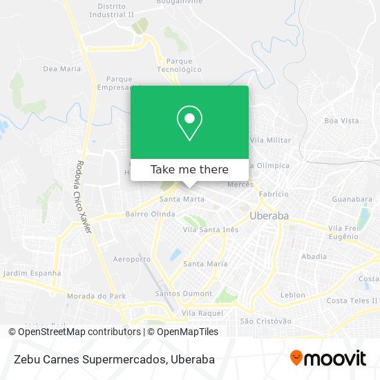 Zebu Carnes Supermercados map