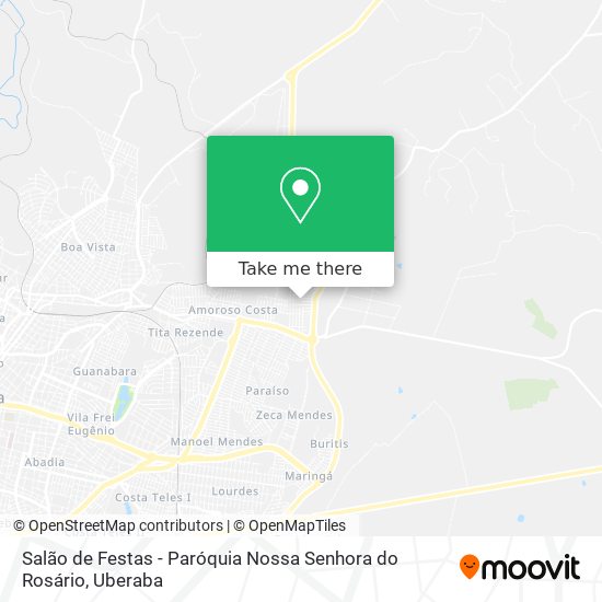 Mapa Salão de Festas - Paróquia Nossa Senhora do Rosário